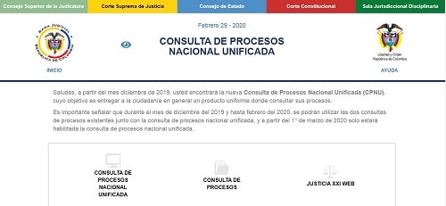 como consultar los procesos de nacional unificada