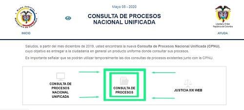 consulta de procesos nacional unificada